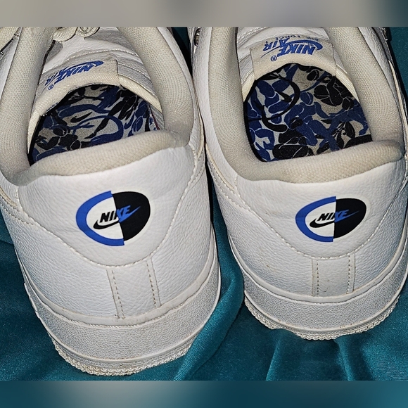 Nike Air Force 1 LX Sisterhood Sneakers White Silver Chrome CT1990-100 Womens 10 - Picture 8 of 14